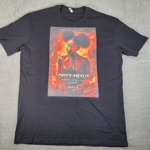 AS Colour Onyx Nexus T-Shirt Mens XL Black Graphic Sci-Fi Movie Promo Staple Tee